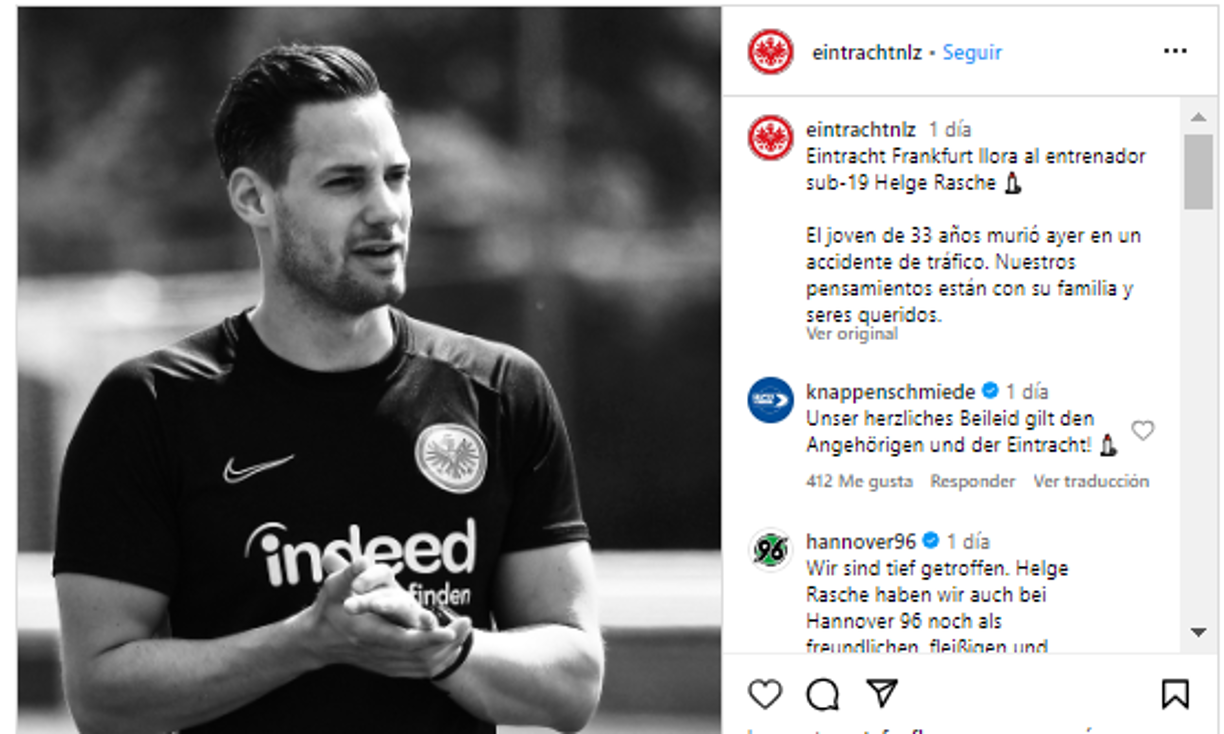 Además, el club alemán hizo un repaso de su recorrido con las inferiores, en donde pudo salvarlos del descenso.