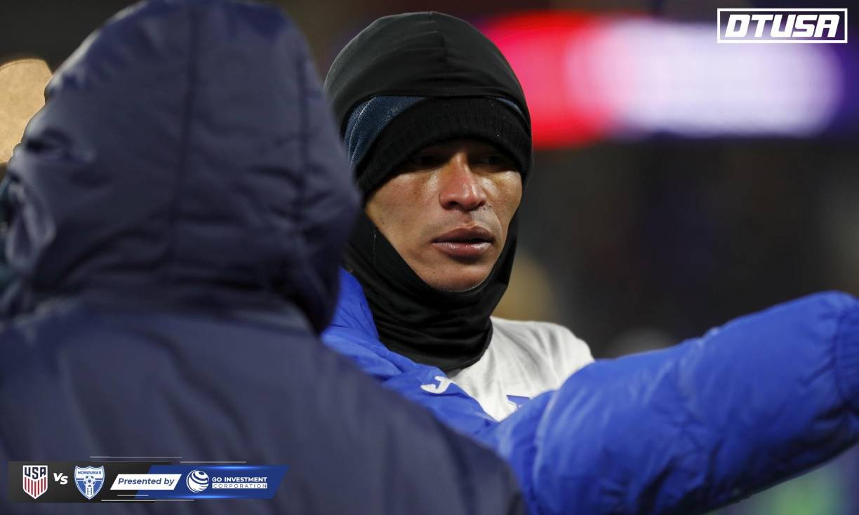 A Juan Ángel Delgado se le notaba que el frío le estaba afectando mucho.