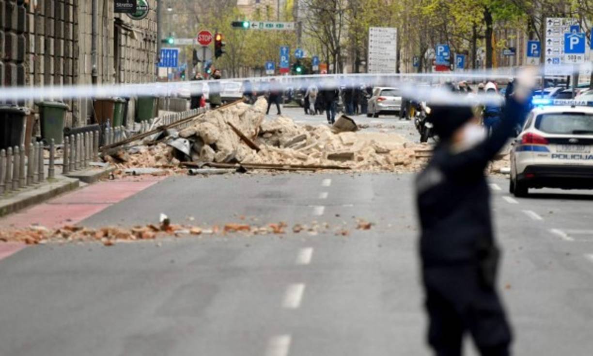 En plena cuarentena, Croacia siente el temblor “más grave de los últimos 140 años” .