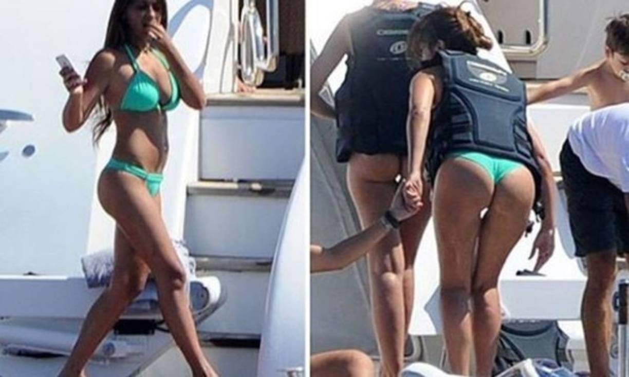Ayer Antonella lució un bikini verde que inmediatamente robó suspiros de sus seguidores.