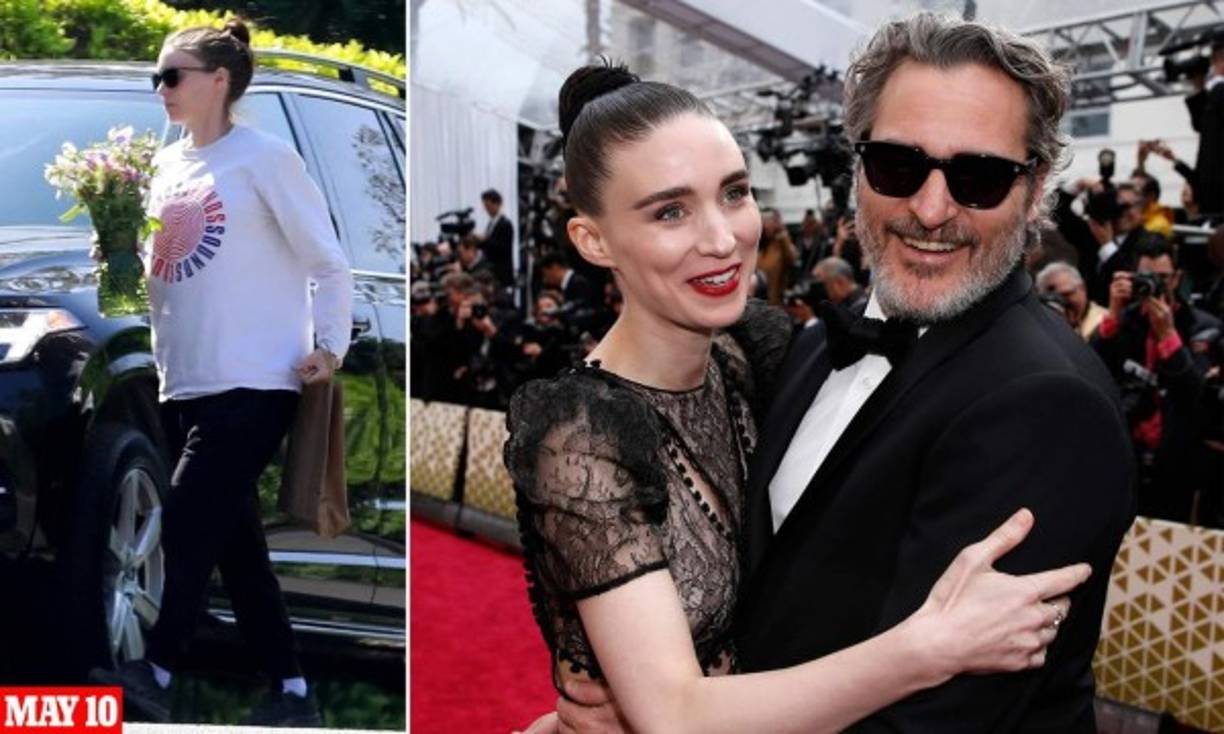 Joaquin Phoenix y Rooney Mara. Aunque siempre fueron muy discretos durante el embarazo de Rooney Mara, todo parece indicar que la pareja recibió a River, su primer hijo en septiembre. Fue hasta principios de noviembre que la pareja habló sobre su bebé, en un artículo de opinión sobre niños migrantes publicado en la revista People.