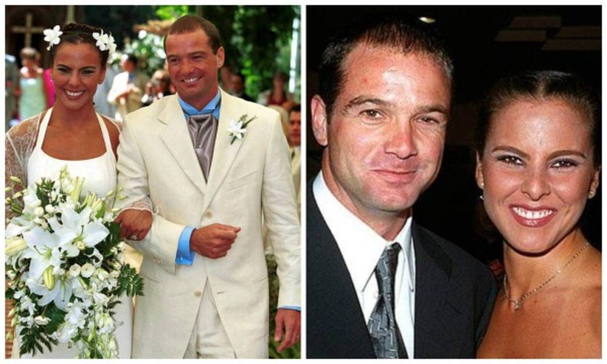 Luis García Postigo: Empezaron a salir en 1999 y se casaron el 3 de febrero de 2001. Tres años después, se divorciaron, entre rumores de violencia intrafamiliar.<br/>Mediante el libro 'Tuya' Kate relató los momentos de violencia doméstica que sufrió junto al ex seleccionado.