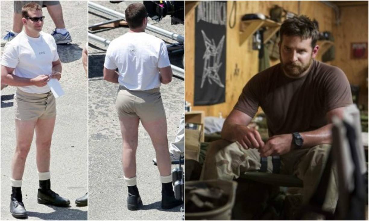 Cuando personificó al francotirador 'Kyle' en 'American Hustle' aumentó varias libras en músculo y peso.