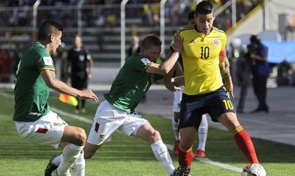 Colombia - Bolivia: Jueves 23 de marzo a partir de las 2:30pm, hora hondureña.