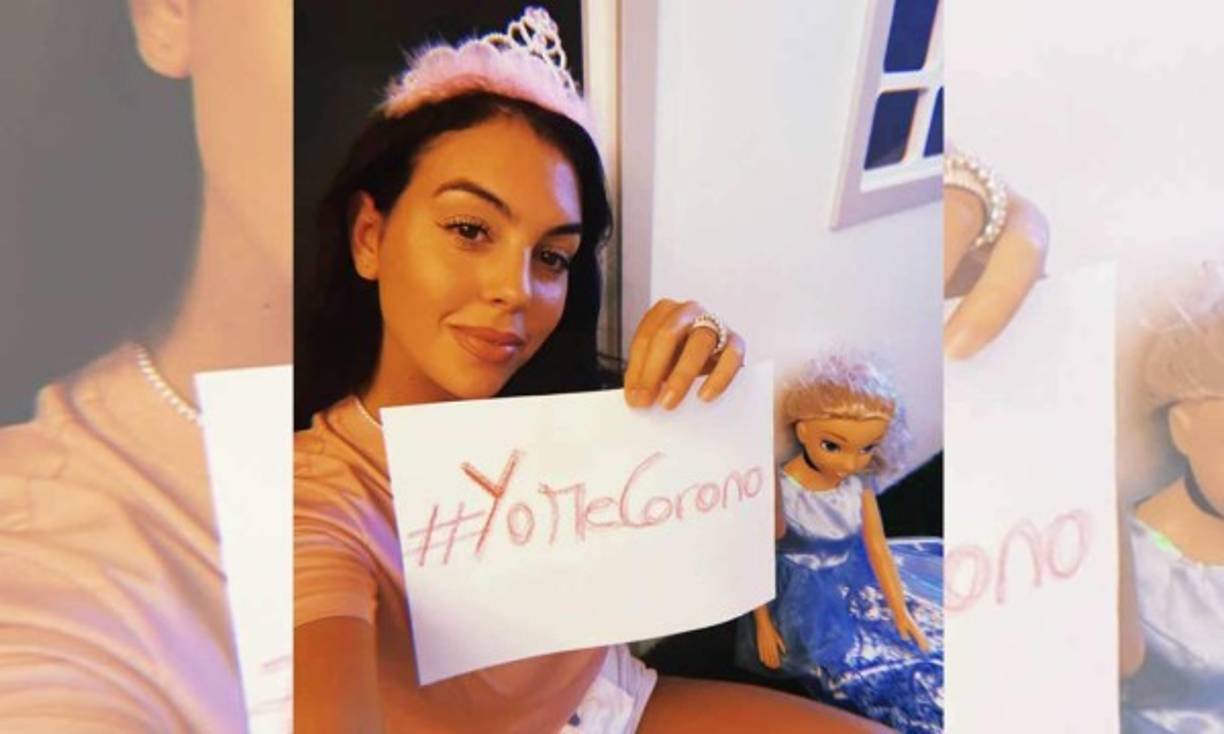 Georgina dio a conocer que se sumó a la campaña “Yo me corono”, que busca acelerar la investigación para la vacuna del coronavirus (COVID-19).
