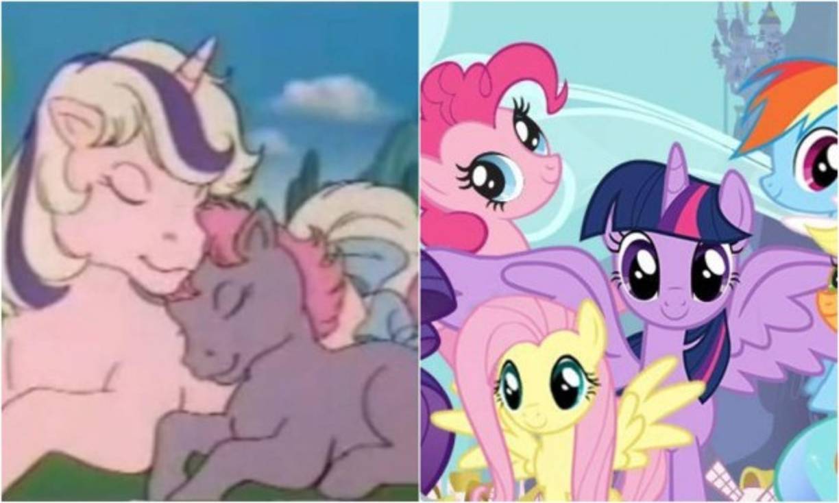 Mi peuqeño Pony en su primer capítulo en 1984. Ahora presentan una imagen renovada por computadora.