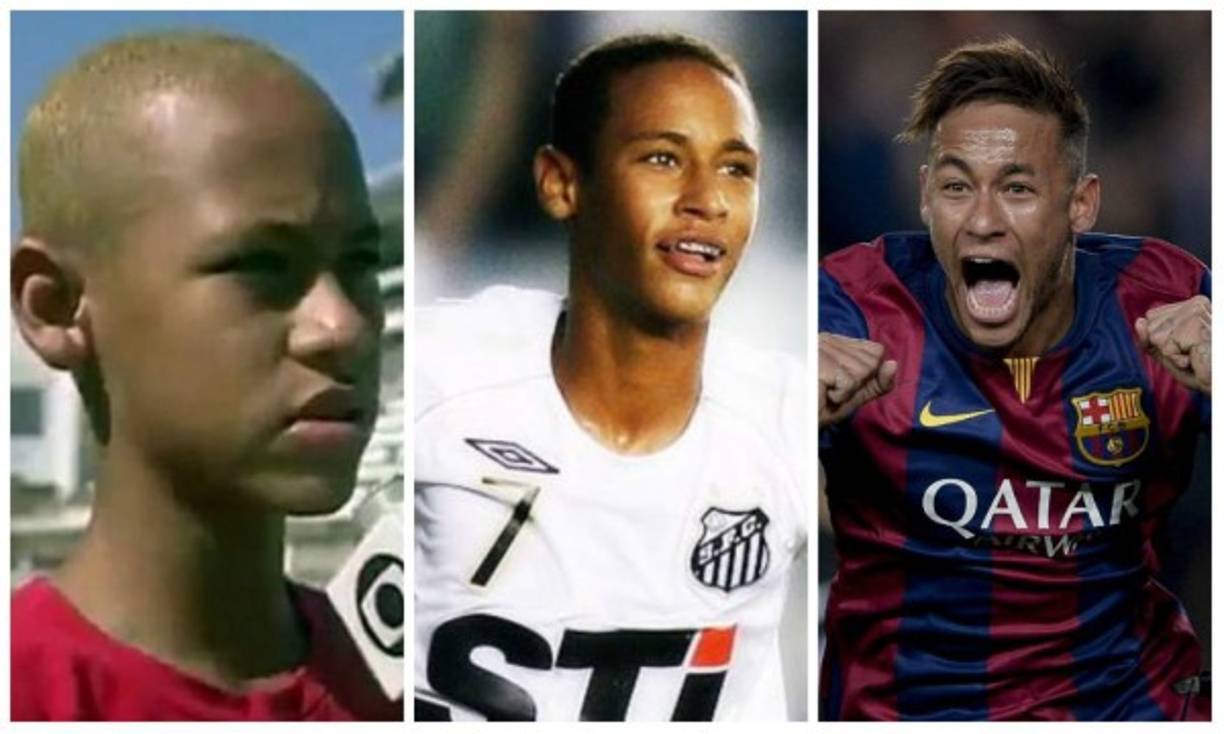 La transformación de Neymar también es graciosa. La mirada y la pose es la misma, pero tan rapadito parece un tipo completamente diferente. La verdad es que el niño ya tenía ganas de que le creciera el pelo para ponerse esos looks tan raros.