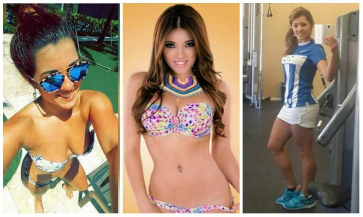 La modelo y actriz hondureña Debbie Bertrand es seguidora de la Selección de Honduras.