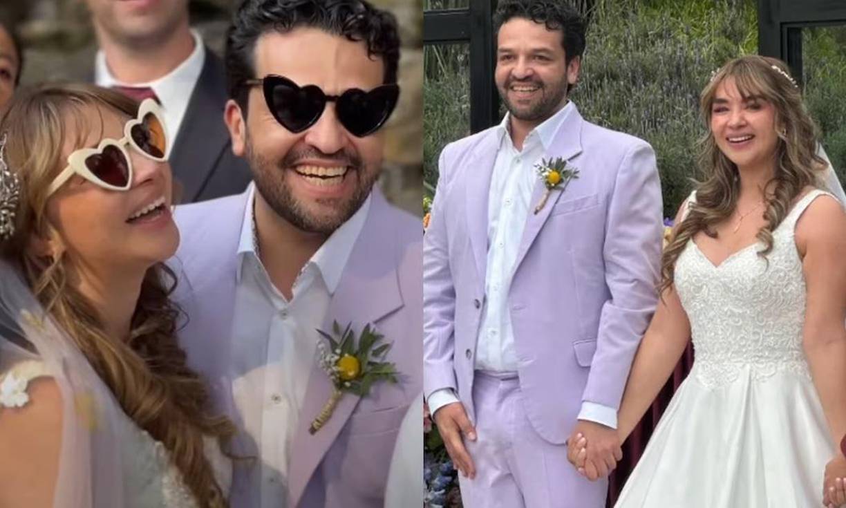 La pareja se conoció en 2018 mientras trabajaban en la obra de teatro “La Estética del Crimen”, donde desarrollaron una estrecha amistad que eventualmente se convirtió en un noviazgo. Se comprometieron en matrimonio el año pasado y este fin de semana unieron sus vidas. Ambos lucieron felices en cada momento. 