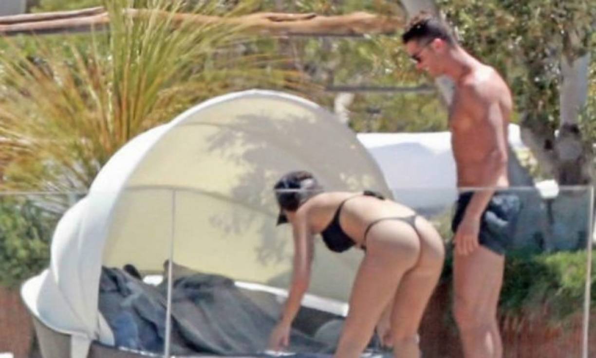 La novia de CR7 ha robado suspiro con su bikini. FOTO TMZ