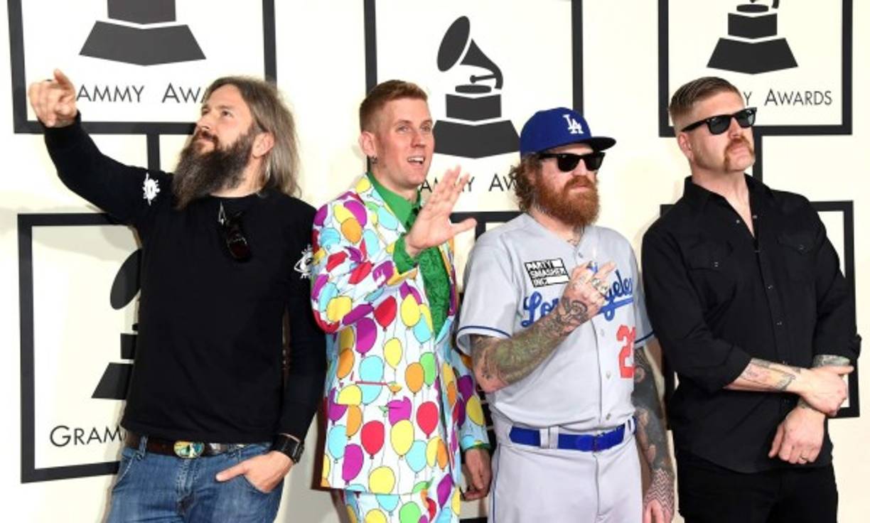 La banda de rock Mastodon.
