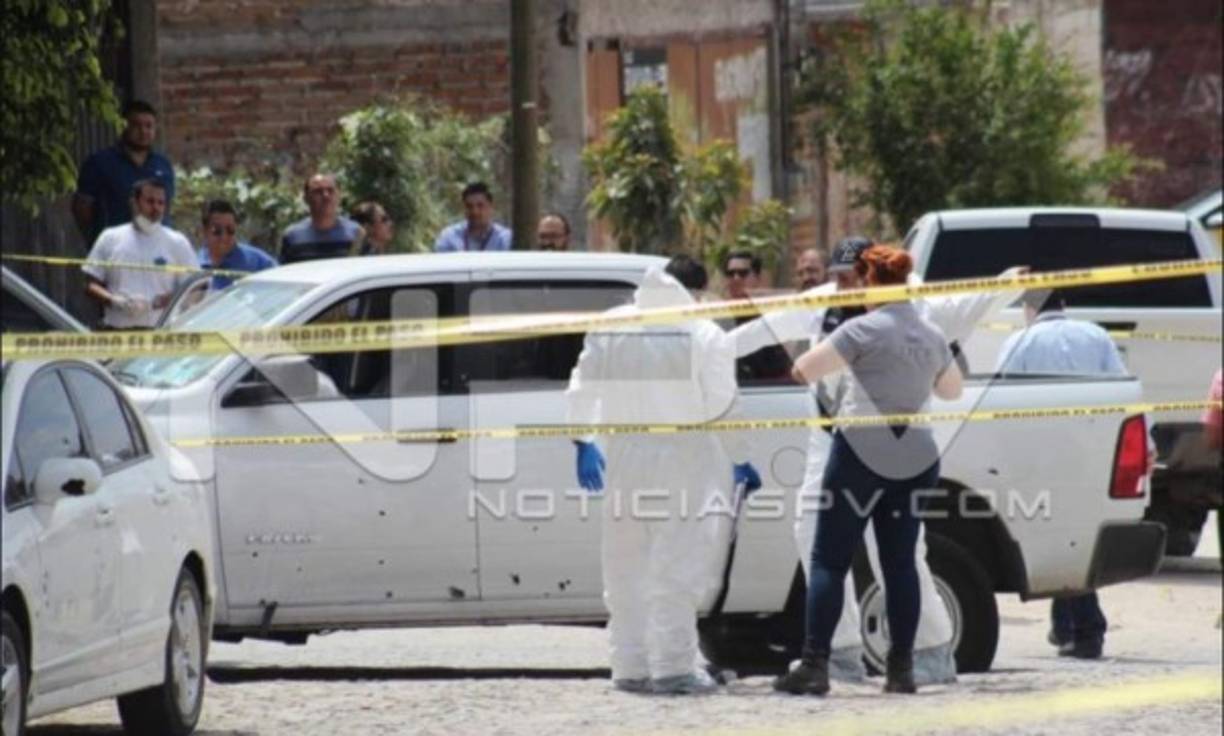 En la escena se lograon contabilizar más de 500 casquillos de bala.