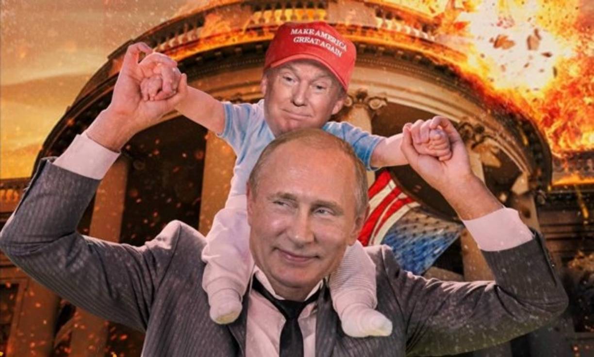 Y por supuesto, Vladimir Putin se sintió como un padre orgulloso tras el épico discurso del magnate.