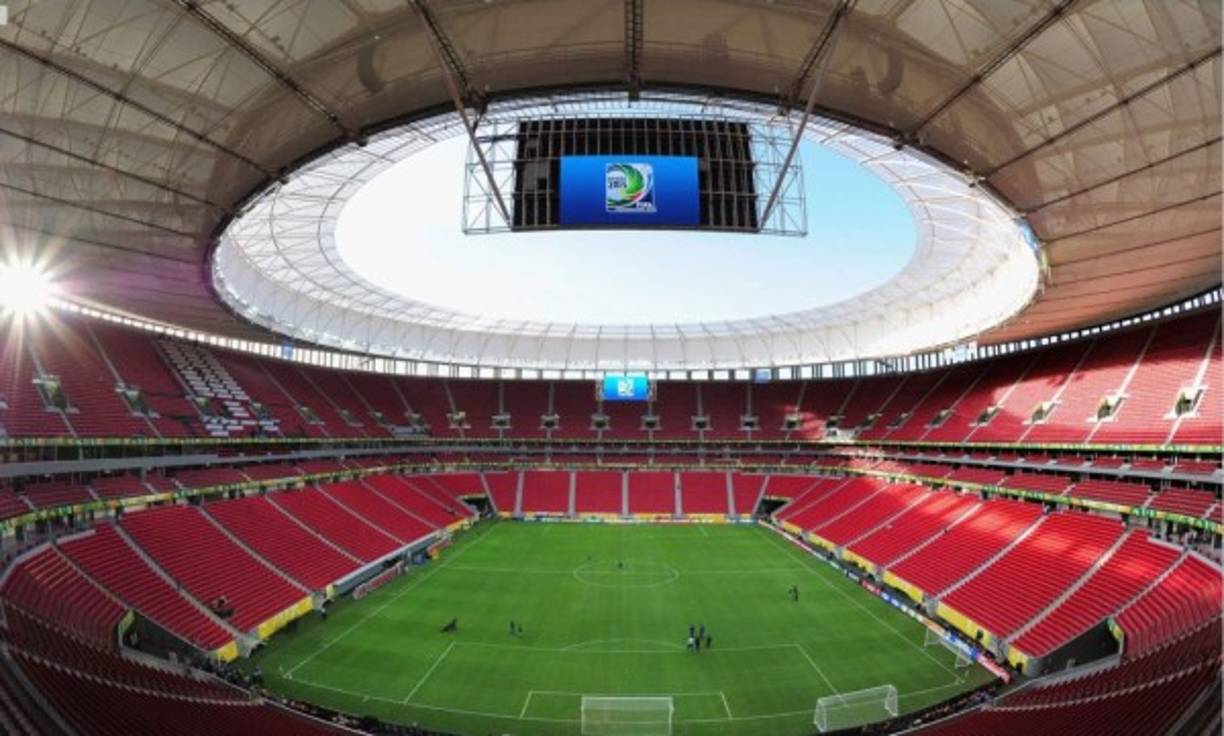 El Estadio Nacional de Brasilia Mané Garrincha , aquí jugará Honduras ante Argentina el 10 de agosto. Será el último duelo de la fase de grupos.