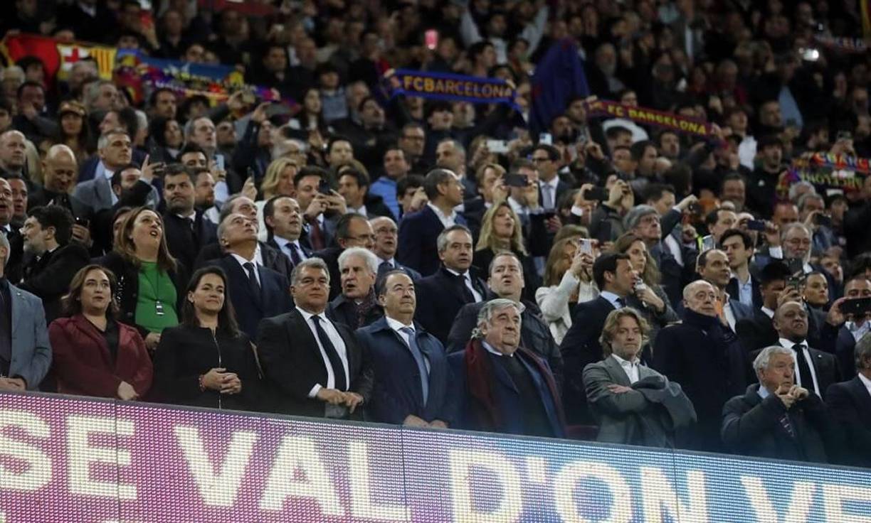 El palco del Spotify Camp Nou sin Florentino Pérez, quien decidió no ir a Barcelona para el Clásico. ¿Culpa del ‘caso Negreira’?