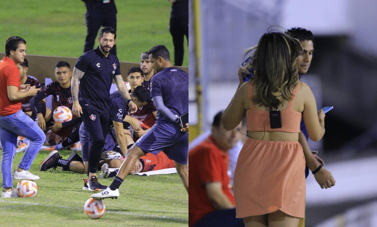 El Atlas reconoció el estadio Olímpico de San Pedro Sula y cerró filas para el duelo que sostendrá ante Olimpia por la Liga de Campeones de Concacaf. ¿Quién es la chica hondureña que cautivó ?