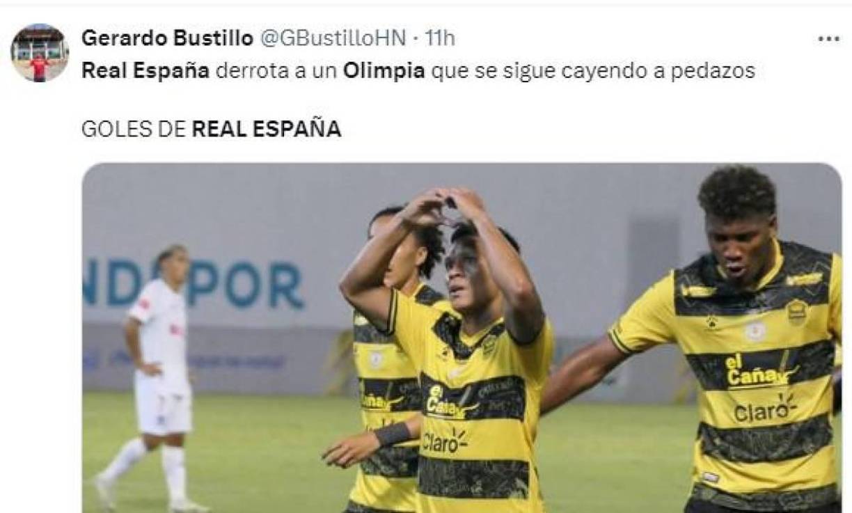 Gerardo Bustillo, periodista hondureño: “Olimpia se sigue cayendo a pedazos”.
