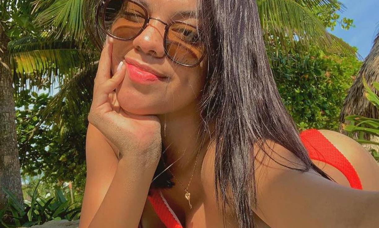 La bella chica es originaria de Catacamas, Olancho . 