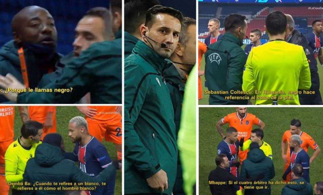Ha quedado al descubierto a través del canal Movistar Plus toda la conversación del episodio racista que se vivió en el partido PSG-Istanbul Basaksehir de la Champions League cuando un árbitro llamó 'negro' a un miembro del equipo turco. En la secuencia también entra en escena Pierre Webó, Kylian Mbappé y Neymar.