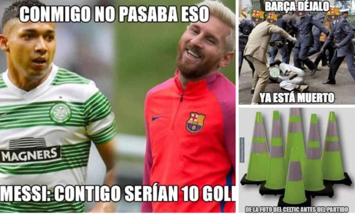 El primer día de la UEFA Champions League nos ha dejado la goleada del Barcelona al Celtic y los memes no perdonan al equipo del hondureño Emilio Izaguirre. Mira los mejores de este martes.