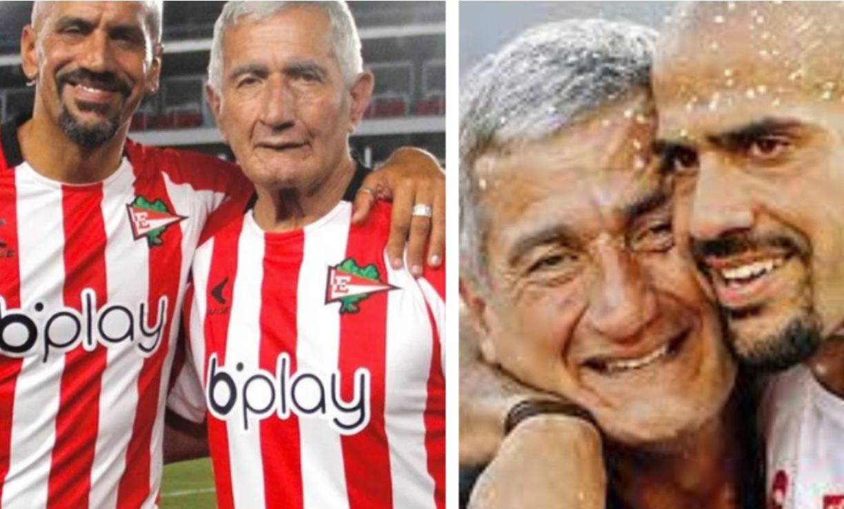 Juan Sebastián Verón es hijo del señor que se enamoró de chica de 30 años de edad.