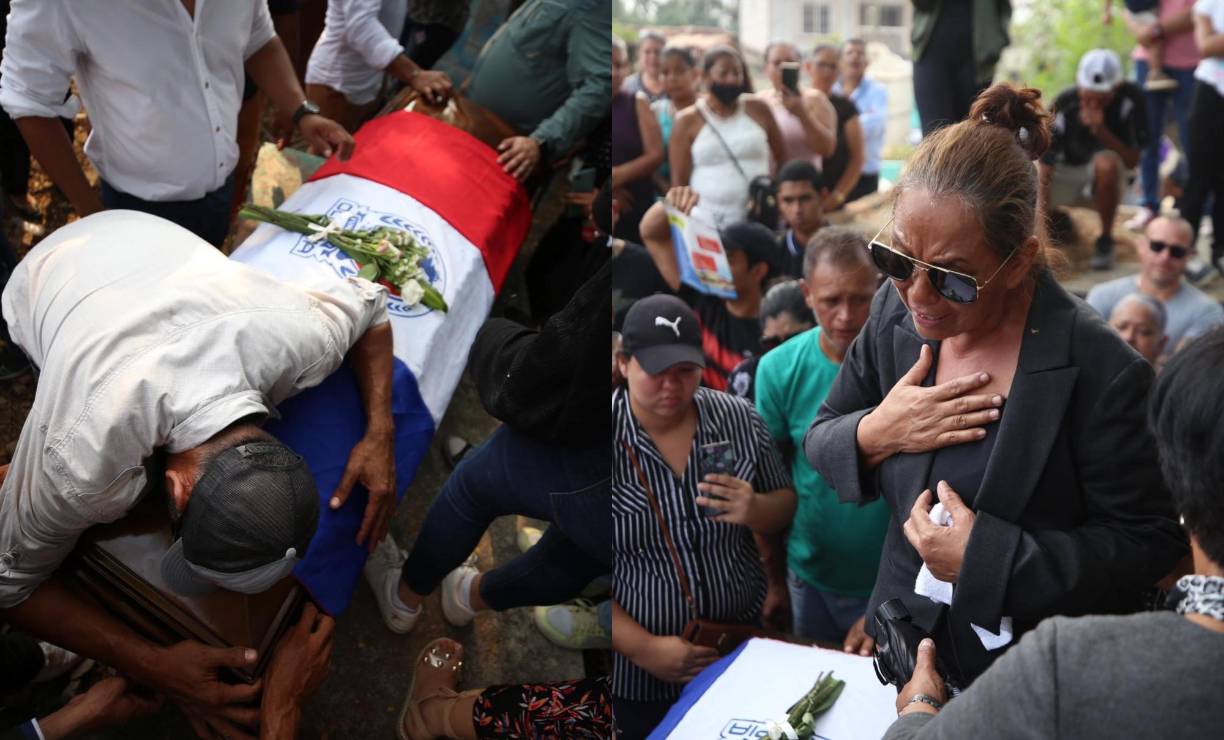 En medio del llanto y dolor, familiares y amistades le dieron el último adiós al exportero hondureño Elmer Canales, quien falleció el viernes en horas de la mañana en su natal Comayagua.