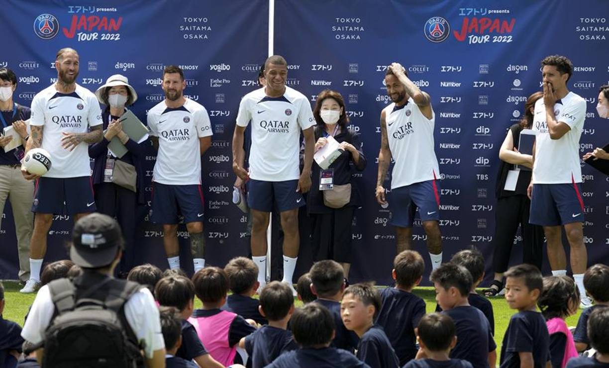 El PSG se encuentra en Asia para disputar tres encuentros amistosos contra equipos japoneses.