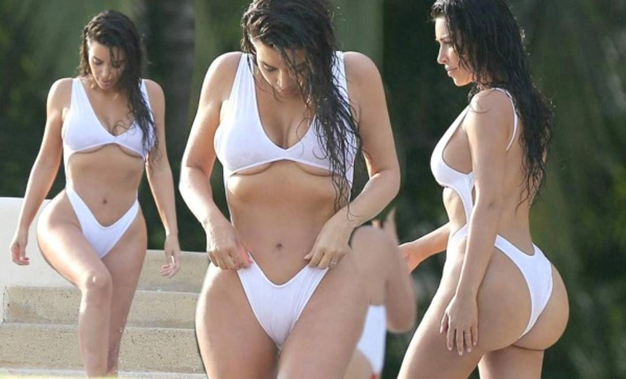 Kim es la más sexy de las Kardashian y es muy seguida por los paparazzi.