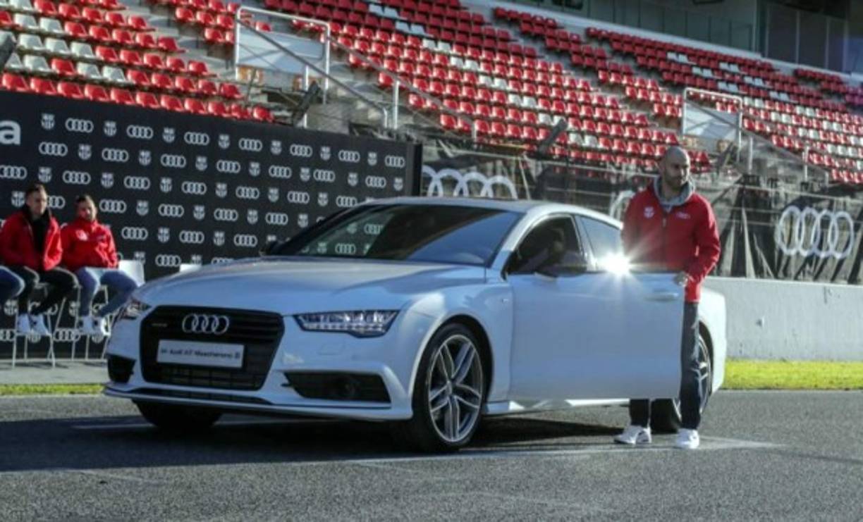 Javier Mascherano / A7 Sportback 3.0 TDI Blanco Glaciar. 272 CV (65.170 euros). El 'Jefecito' fue el único que pidió una berlina A7.