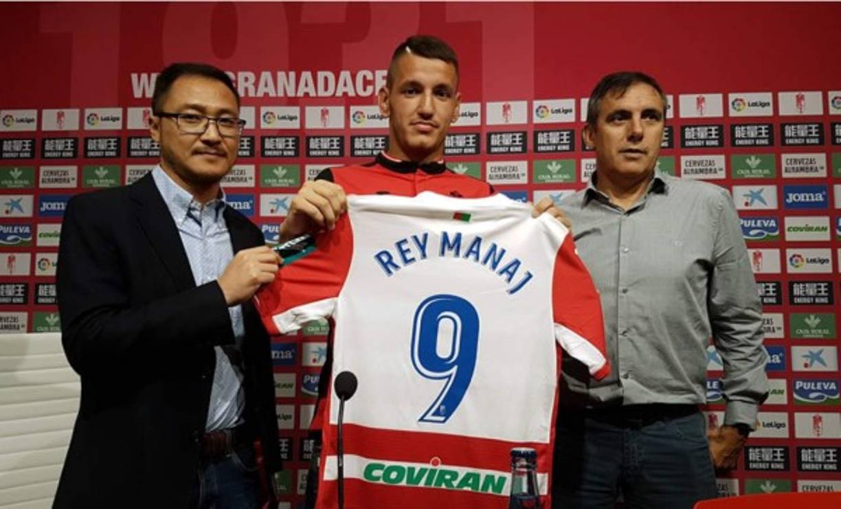 El Granada y el Inter de Milán han acordado la cesión del delantero albanés Rey Manaj hasta junio de 2018.