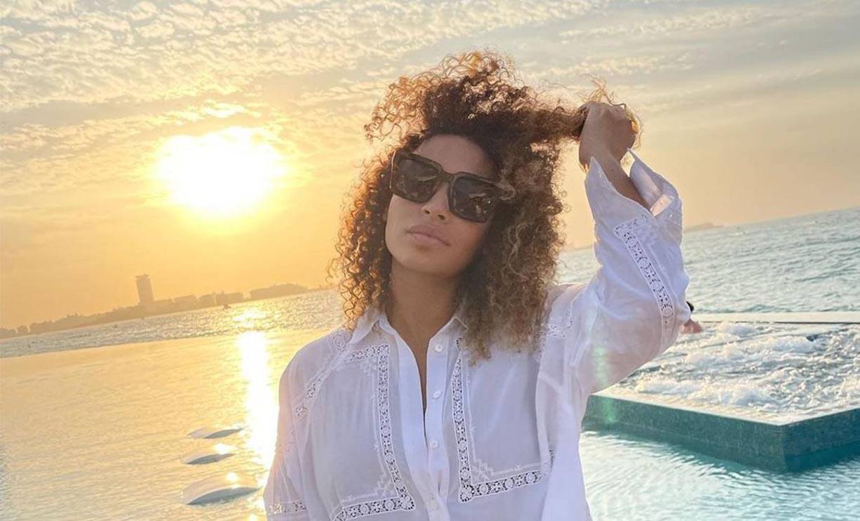 Meliisa es madre de dos hijos y estuvo acompañando a Mbappé en sus vacaciones por Miami, Estados Unidos.