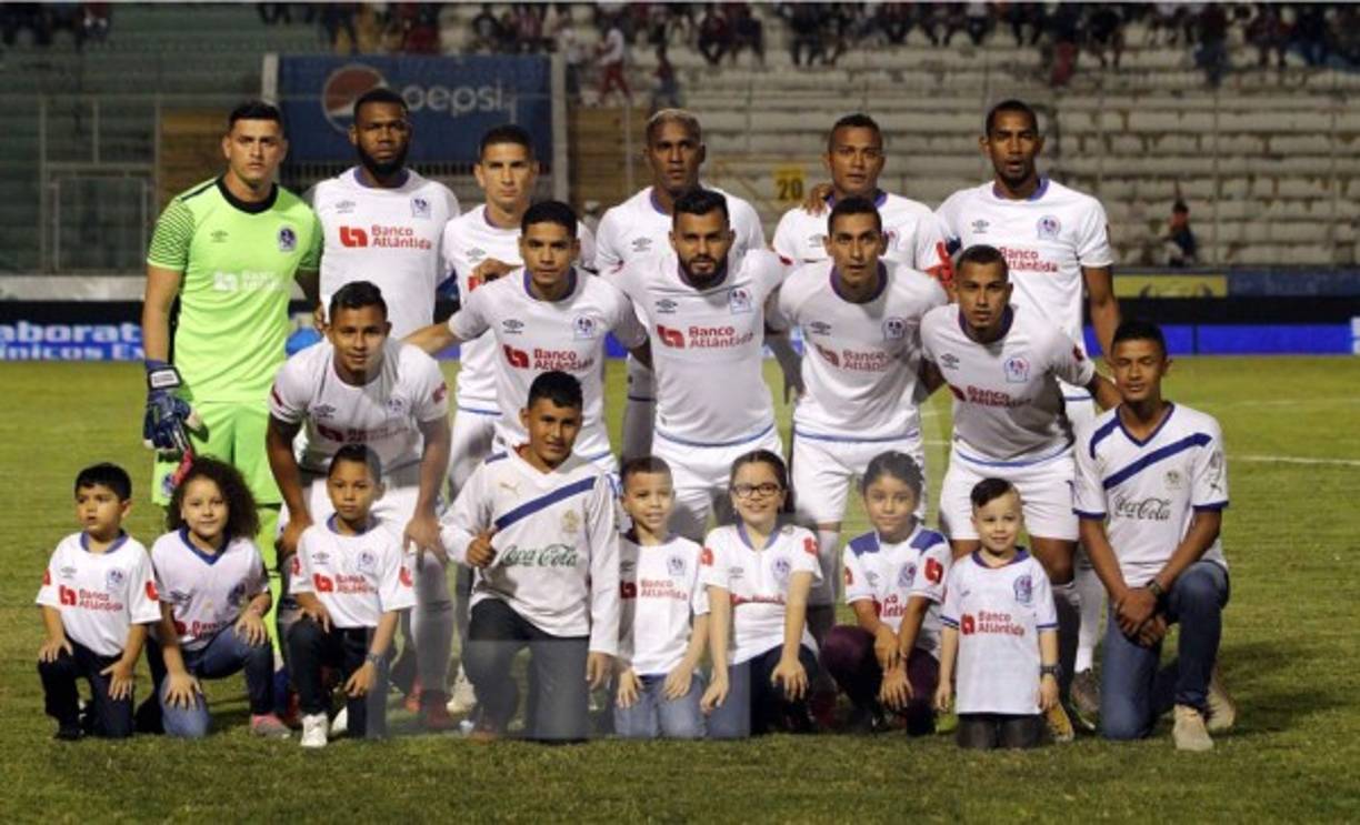 Este es el 11 titular con el que saltó al campo el Olimpia para enfrentar a la UPN.