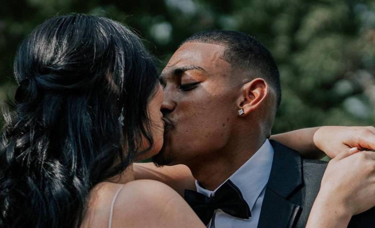 Joseph Rosales y Yensy Bonilla se casaron en junio del 2023, justamente antes de que el jugador disputará la Copa Oro con la selección de Honduras.