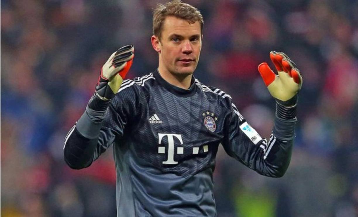 El arquero alemán Manuel Neuer, del Bayern Múnich.