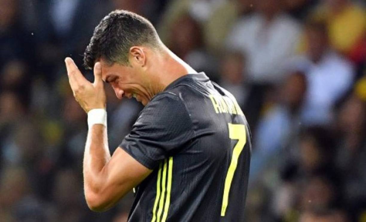 La desesperación en CR7 ha sido evidente en el juego de hoy ante Parma.