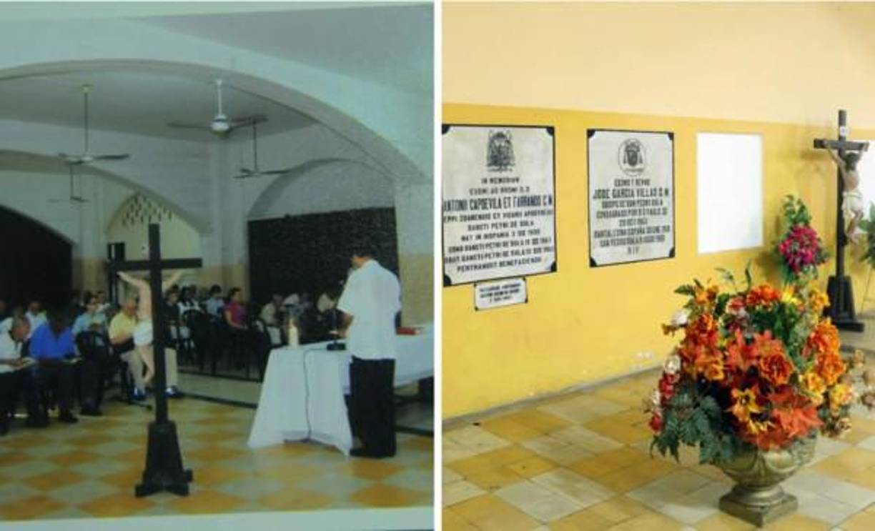 CRIPTA. Está ubicada por debajo de la catedral y el lugar se conserva pese a grandes temblores que se han sentido en la ciudad. Aquí están depositados los cuerpos de cuatro obispos: Monseñor Juan Sastre, Antonio Capdevilla, José García Villas y Jaime Brufau.