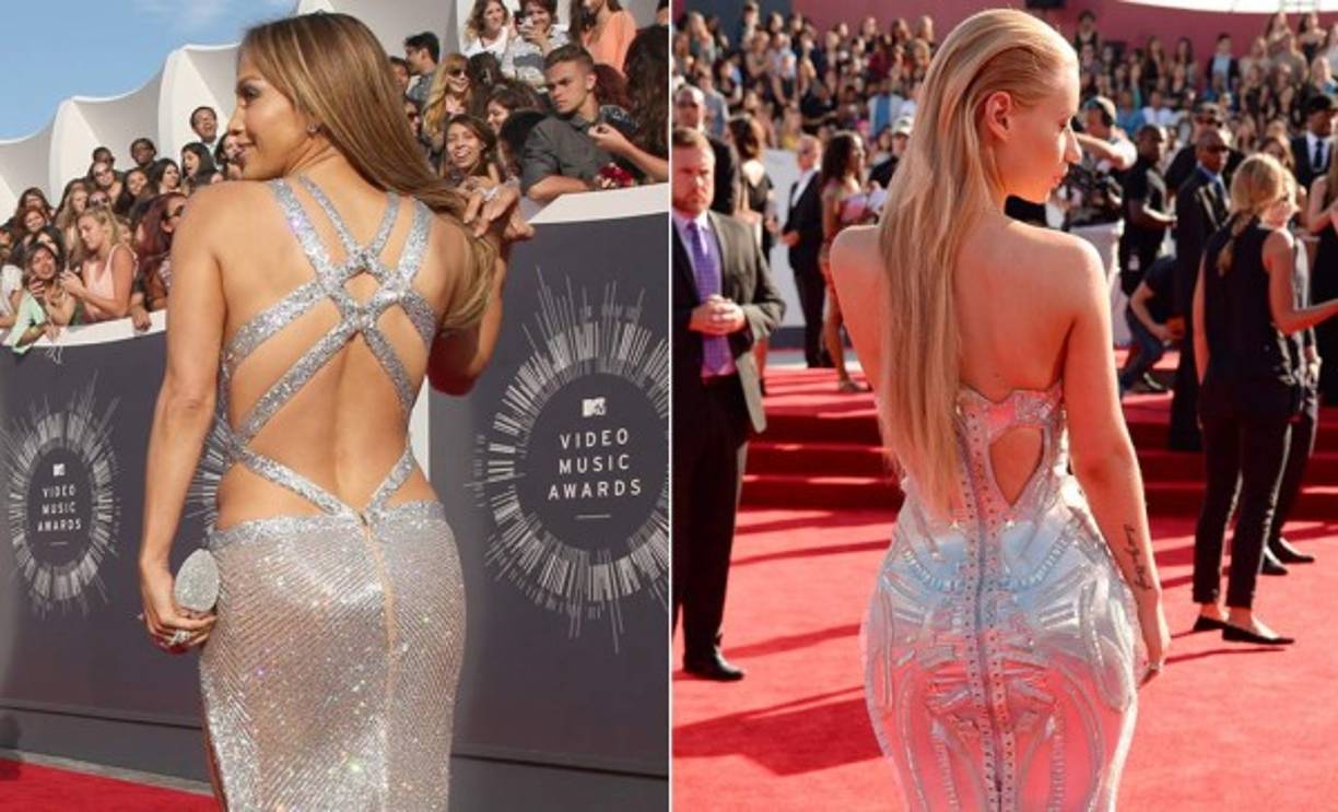Iggy Azalea inspirada en un look de Jennifer López.