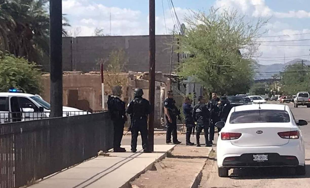 La policía vigila las calles y avenidas de esa ciudad sonorense. 