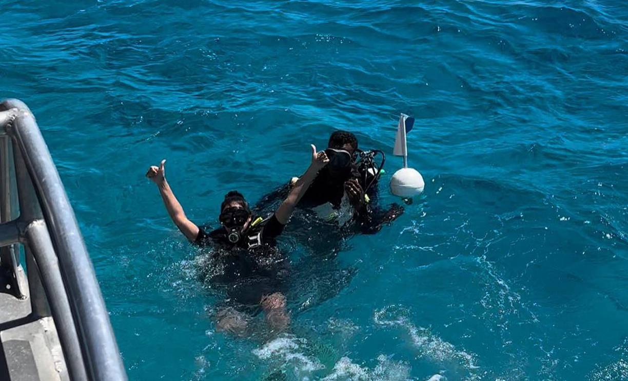 Ana Jurka disfrutó de diferentes actividades en el Océano Pacífico. 