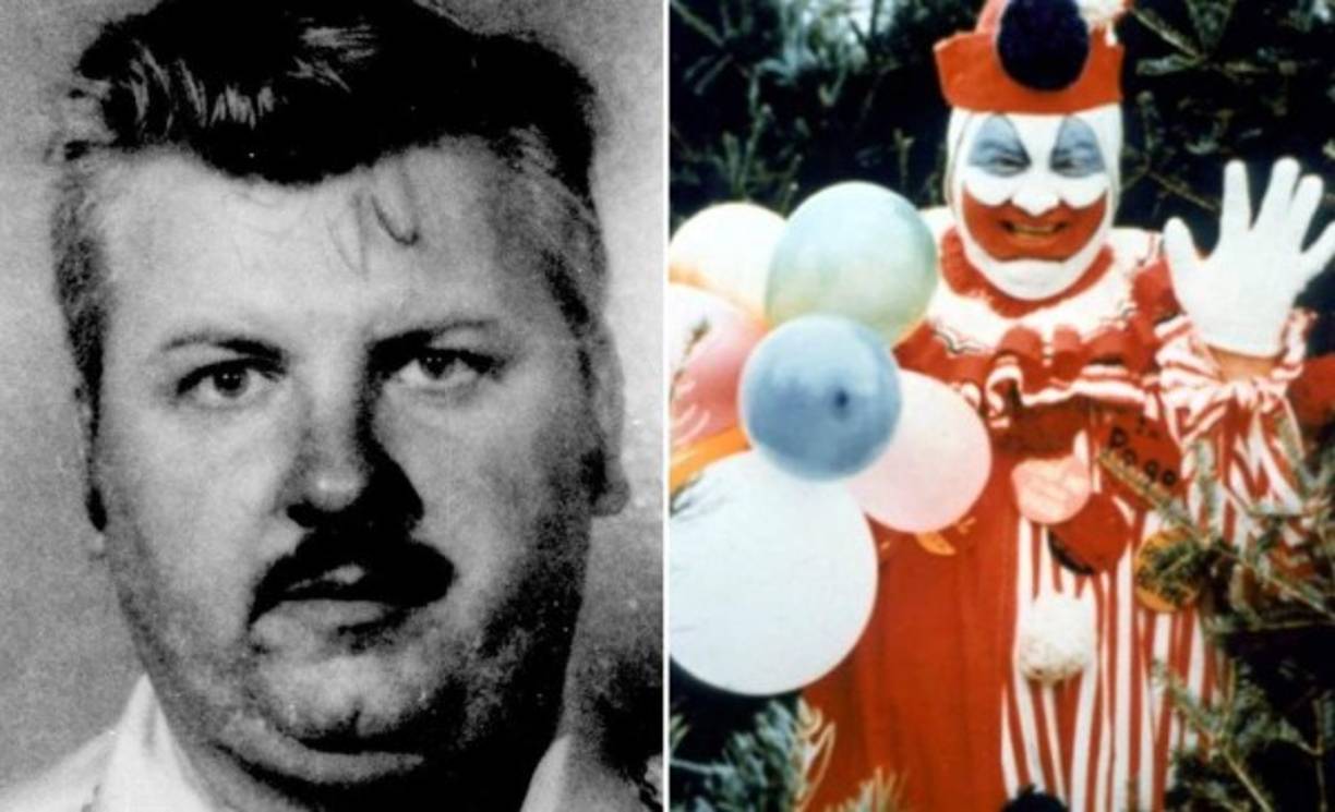 “El Payaso Asesino”<br/><br/>John Wayne Gacy fue un asesino en serie estadounidense que violó y mató a 33 hombres jóvenes entre 1972 y 1978. A 26 de sus víctimas las enterró en el sótano de su casa; otras 3 en diferentes lugares de la casa y otras las lanzó a un río cercano. Se le llamó 'El payaso asesino' porque hacía servicios sociales en desfiles y fiestas de niños vestido de 'Pogo el Payaso', personaje que él mismo creó.<br/>En 1978 tras su arresto, se declaró inocente y alegó problemas mentales, sin embargo fue encontrado culpable y sentenciado a 21 cadenas perpetuas y 12 penas de muerte.<br/><br/>En mayo de 1994 fue ejecutado por inyección letal. Sus últimas palabras fueron: “Matarme no hará regresar a ninguna de las víctimas. ¡El Estado me está asesinando! ¡Bésenme el culo! ¡Nunca sabrán dónde están los otros!” En 1998, mientras se realizaban reparaciones en el estacionamiento trasero de la casa de la madre de Gacy, las autoridades encontraron restos de al menos cuatro personas más.