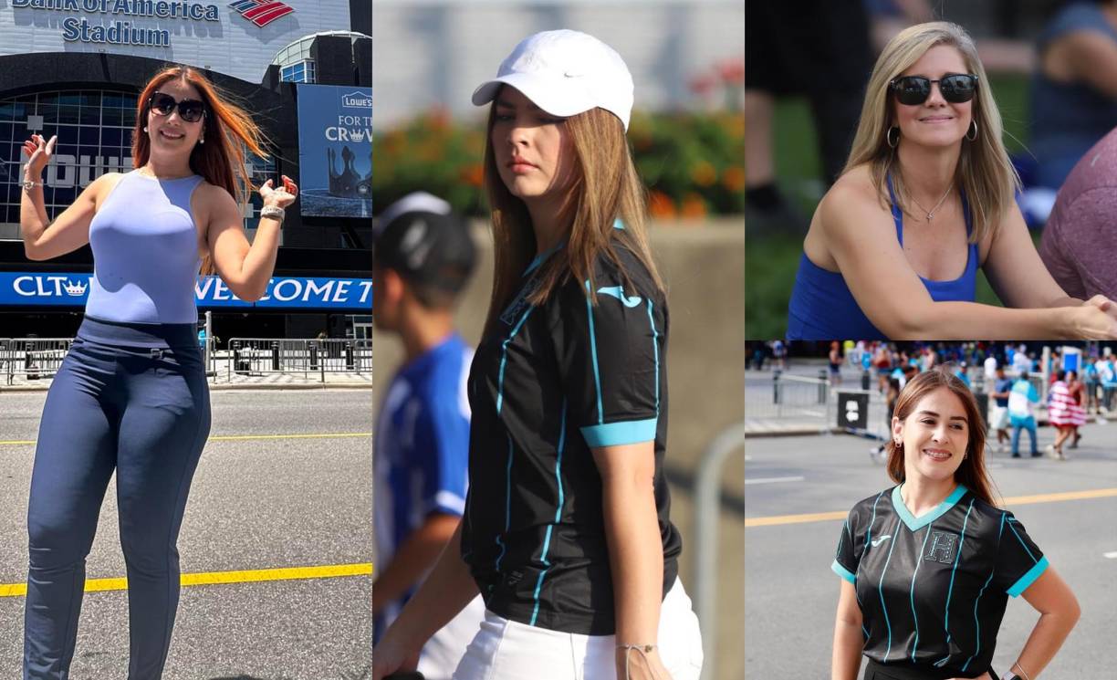 Bellas chicas cautivaron en Charlotte en la previa del Honduras vs Haití por la tercera jornada de la Copa Oro 2023.