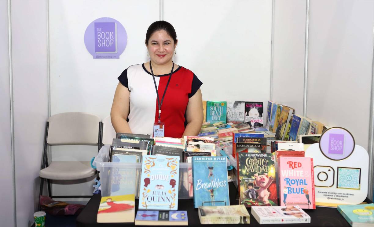 Claudia Sabillón de The Bookshop HN, una librería virtual de SPS. 
