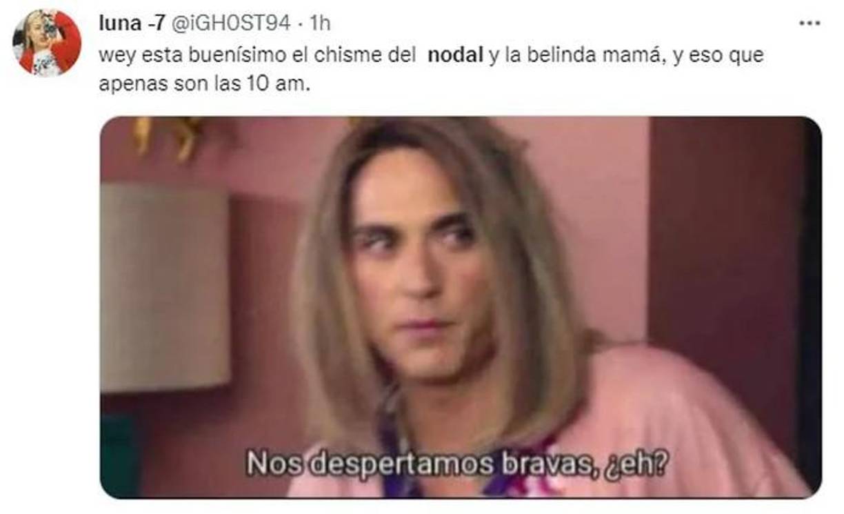 ¡Memes! Christian Nodal expone a Belinda y así reacciona el Internet