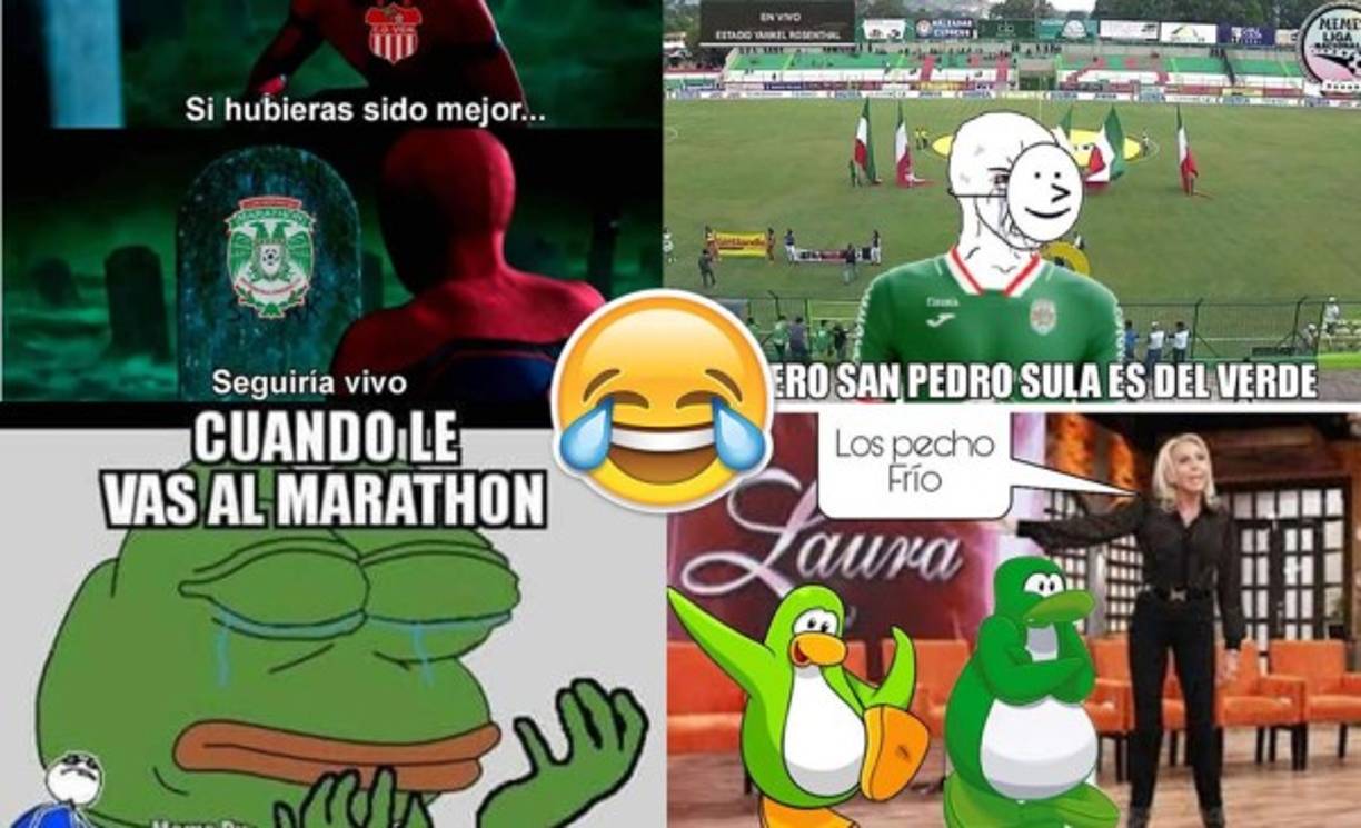 Los divertidos memes que dejó el partido del Marathón (2-2) contra el Vida. Los verdolagas quedaron sin opción de ganar la pentagonal.