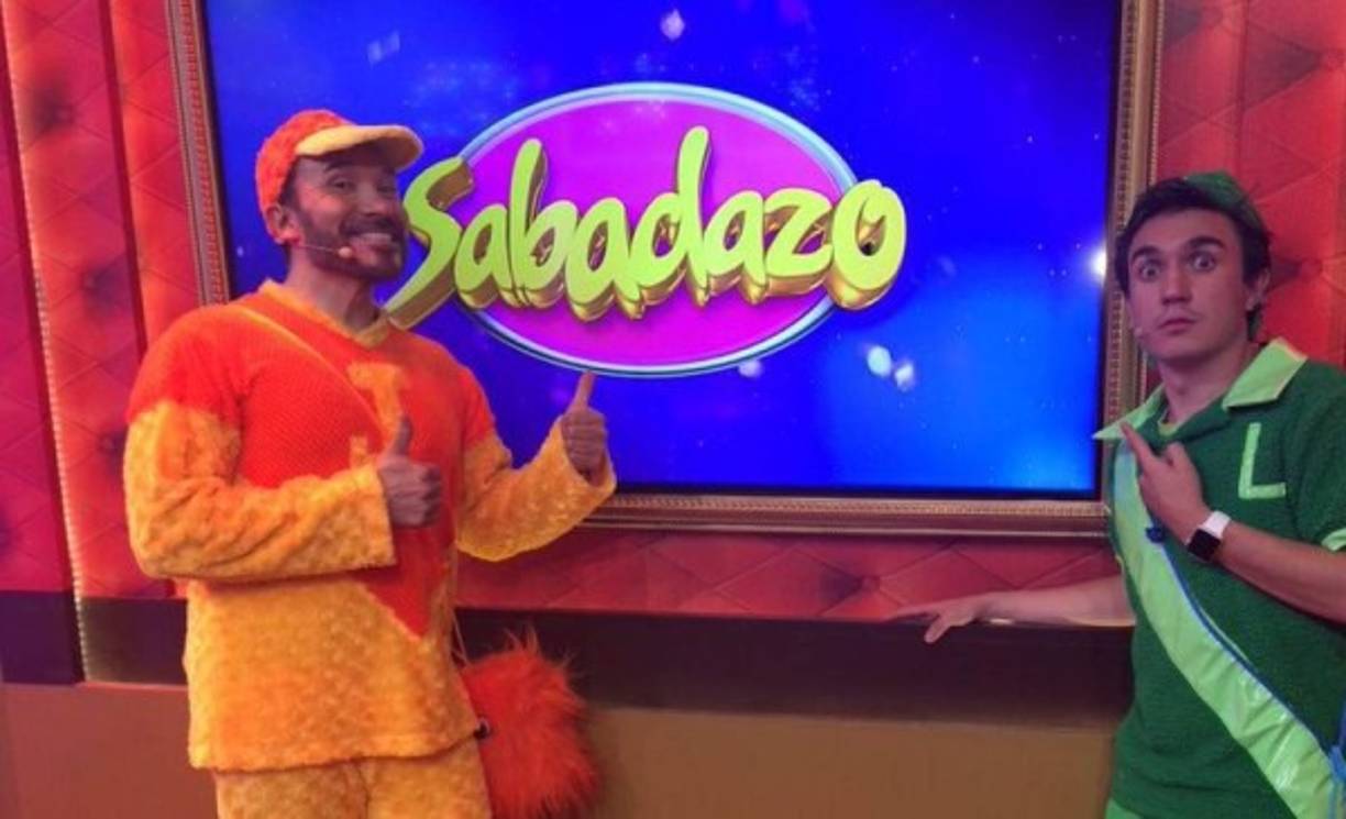Junior y ' Ludoviquito' en el programa el Sabadazo.