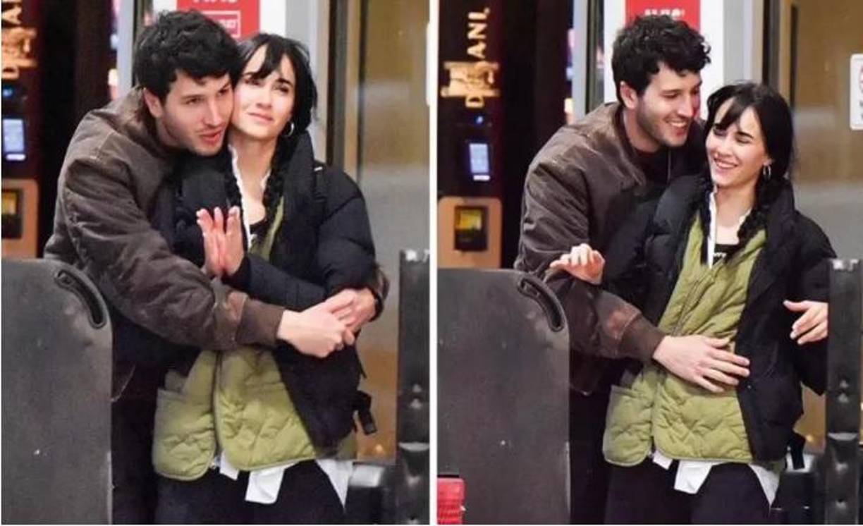 Una de esas imágenes son estas dos donde el intérprete colombiano y la estrella española aparecen sonrientes y acaramelados durante su estancia en Los Ángeles, California donde ella ha revelado que se encontraba de vacaciones.