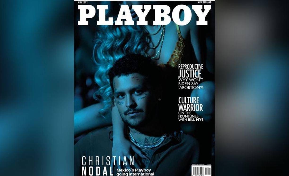 “El Nodal es portada de PLAYBOY”, anunció el cantante de regional mexicana en sus redes sociales.