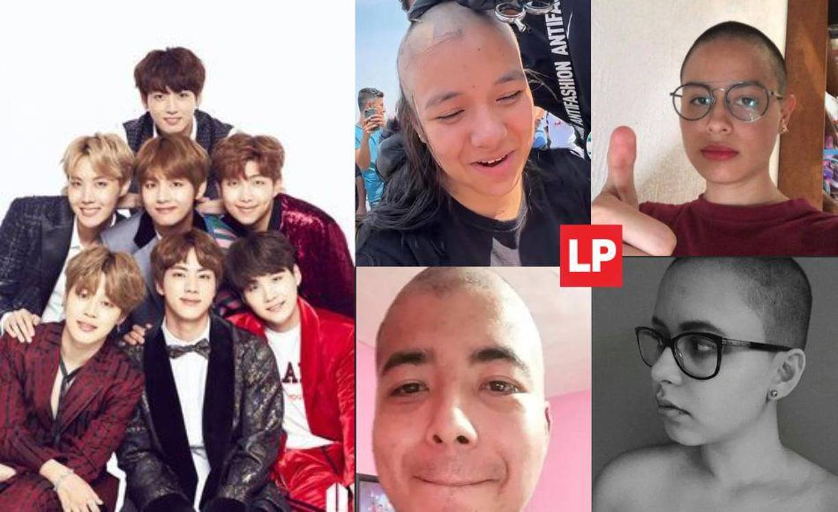 Usando el #MeRapoPorBTS un grupo de seguidoras de la banda musical coreana decidieron raparse al igual que lo harán sus artistas en el servicio militar obligatorio.