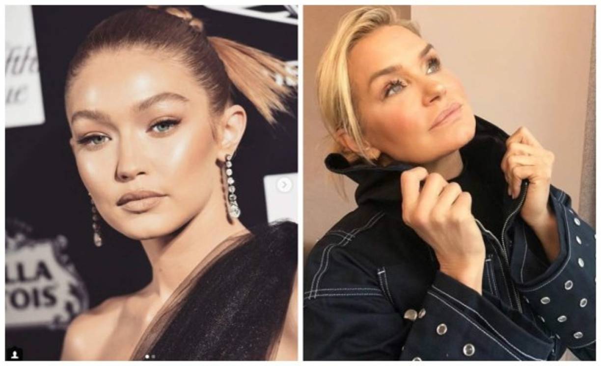 Bellísimas madre e hija. Gigi Hadid y Yolanda Hadid. Las dos se han destacado en el mundo del modelaje.