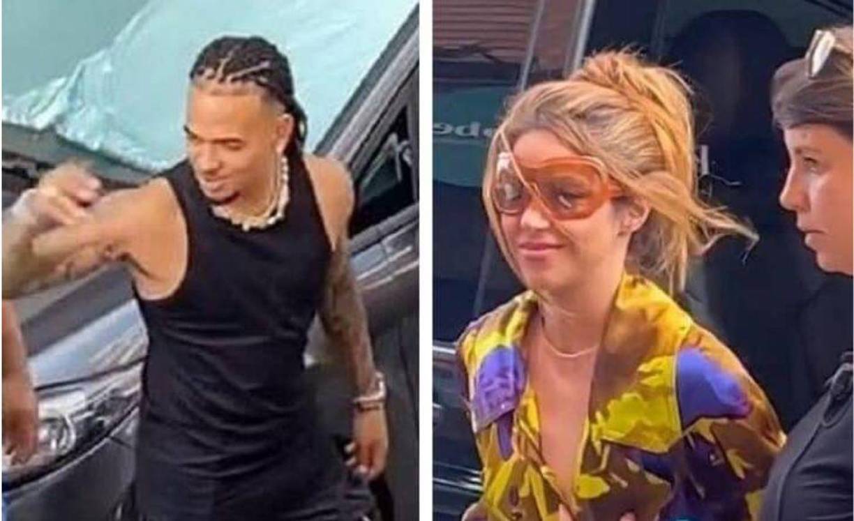 Ambos muy amablemente saludaron a los fans que se encontraban en el lugar.